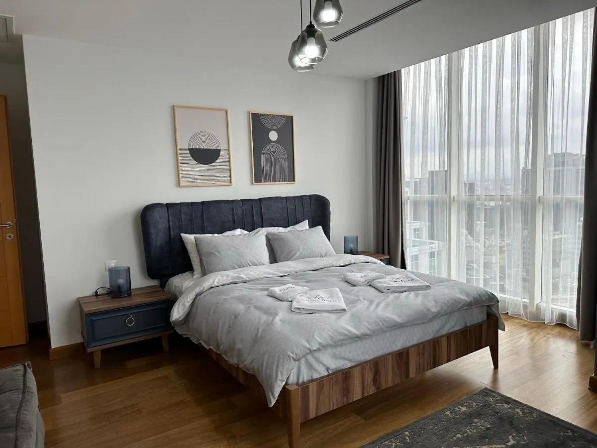 Luxury Modern 3 Bedroom & 2 Bath Apartment In Mashattan Residence, Maslak Sariyer Stambuł
