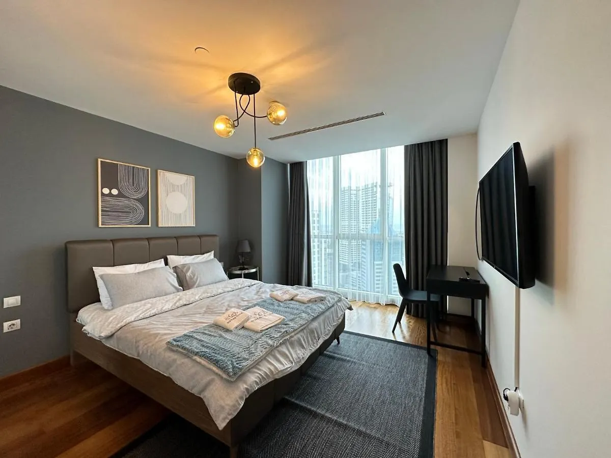 Luxury Modern 3 Bedroom & 2 Bath Apartment In Mashattan Residence, Maslak Sariyer Stambuł